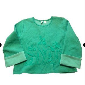 Moth for Anthropologie Cropped Sweater